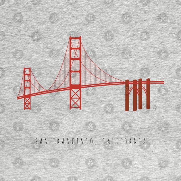 Golden Gate Bridge, San Francisco, California by lymancreativeco